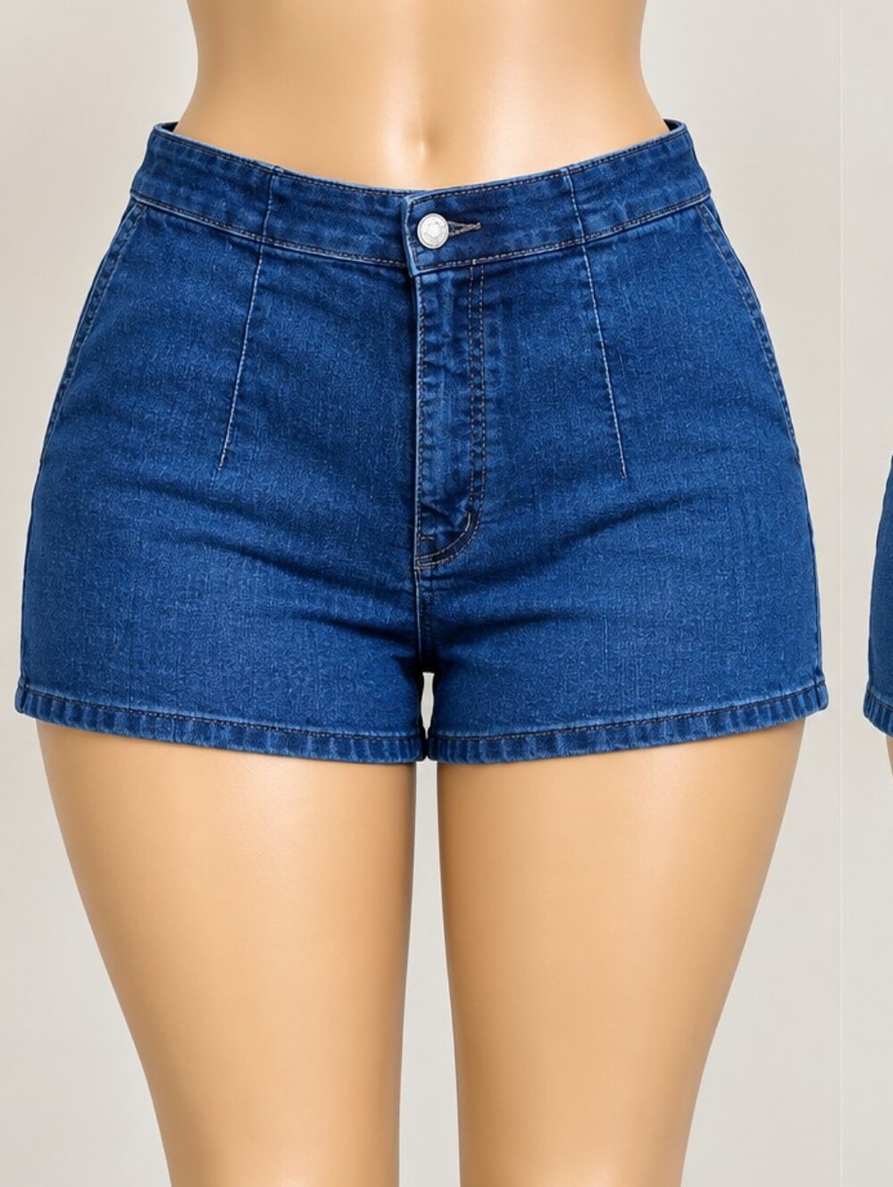 wild fable Dark Blue High-Rise Denim Shorts